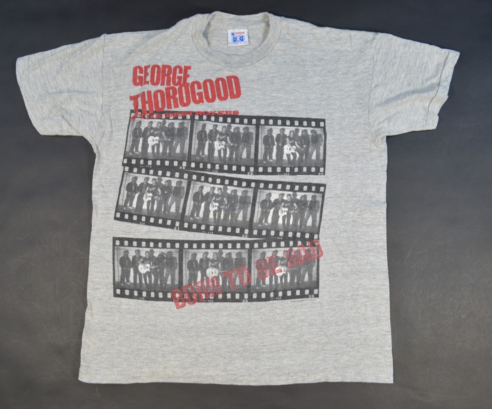 Thorogood, George Thorogood Born to be Bad Shirt Large VTG 80's 90's Band Shirt