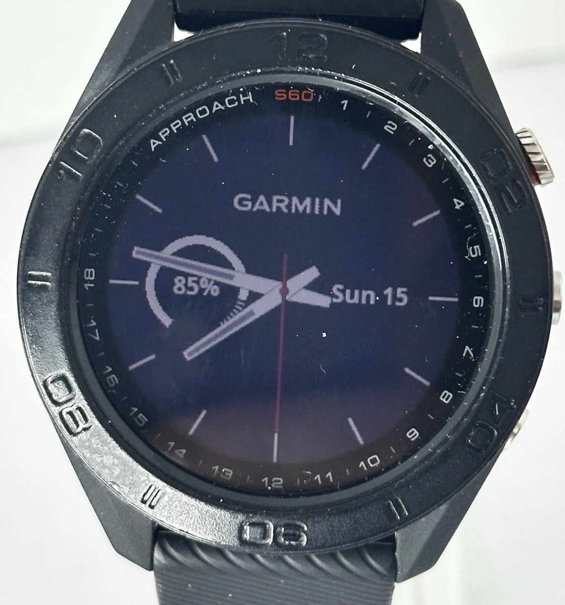 Garmin Approach S60 Golf GPS Smartwatch Black A03116 w/ Charge
