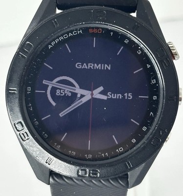 Garmin Approach S60 Golf GPS Smartwatch Black A03116 w/ Charge