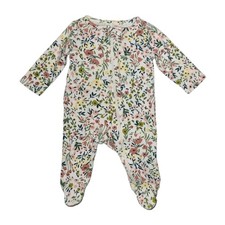 3 Months Carter's Floral Full-zip Lightweight Footed Sleeper Sleep  Play