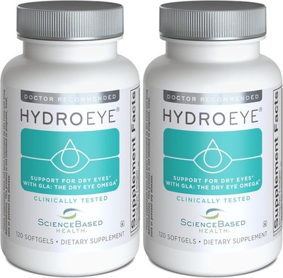 ScienceBased Health HydroEye Dry Eye Supplement   Clinically Tested Formula with