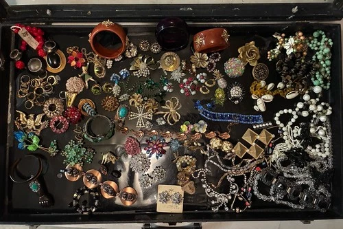 Vintage High End Costume Jewelry Lot Miriam Haskell Juliana Kramer Weiss + More