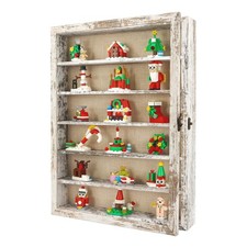 Shadow Box Frame Display Case 12x16 with Removable Shelves for Keepsakes