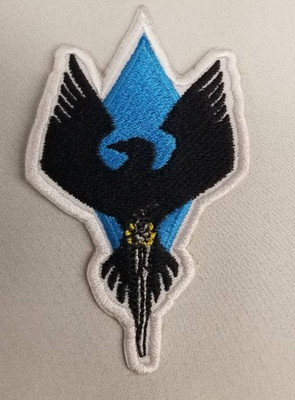 Mechwarrior Clan Snow Raven BattleTech Patch Embroidered Iron On 2x3.5''