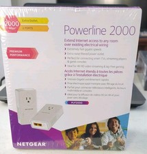 NETGEAR PLP2000 Powerline Adapter 2000Mbps - Pack of 2