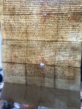 PERGAMINOWY AKT HRABIOWIE FLANDRII NEVERS RESTEL MARGARETE 1350