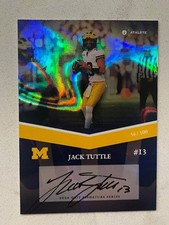 JACK TUTTLE 2024 ONIT Michigan Football On Card Blue Foil Parallel AUTO # 56/100