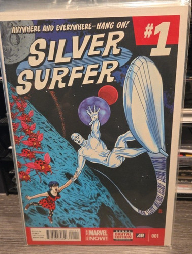 Silver Surfer Issue #1 (May 2014) 1st cameo app. The Never Queen - Mike Allred