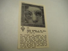 ROGER NICHOLS & Small Circle Of Friends original 1968 music biz promo lp review 
