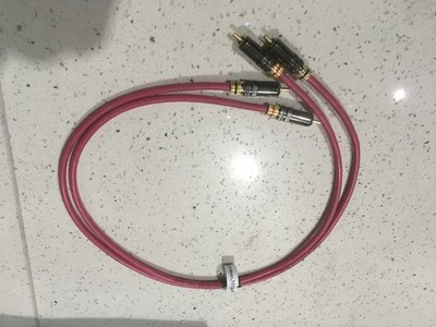 Restek Symec Cinch Kabel RCA , NF 2 x 80 cm