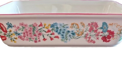 Pioneer Woman ~ FANCY FLOURISH ~ 4.2 Quart ~ Ceramic Baker ~ 9" x 13" - Picture 5 of 7