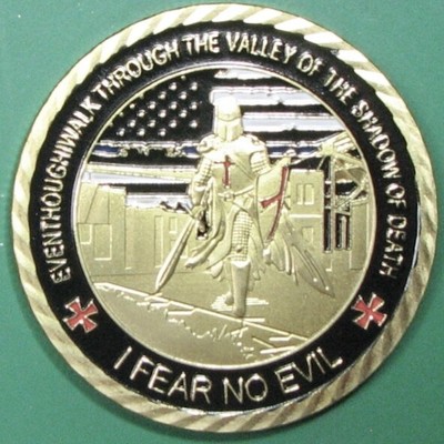 Fear No Evil. Challenge, Souvenir. Gold Tone. CT31.