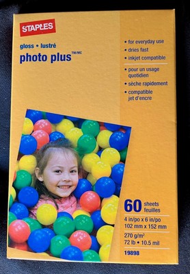 Staples Photo Plus glossy 4\