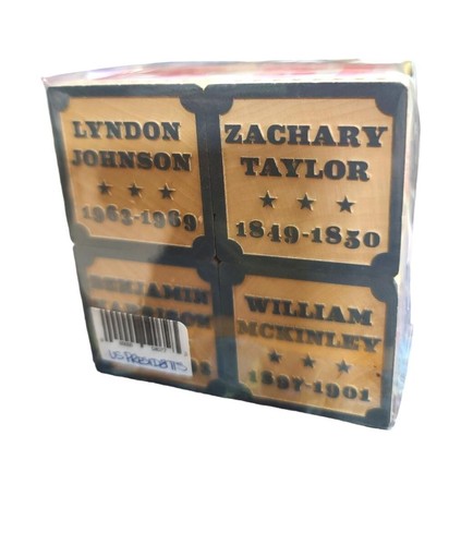 Uncle Goose USA Presidents Wooden Blocks 4 Pieces - Made in USA, Ages 2+ NEW - Picture 3 of 4