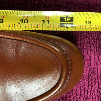$960 Mens Vicuña Brown Ferragamo Leather Loafers Sz 10.5 D  display picture 3