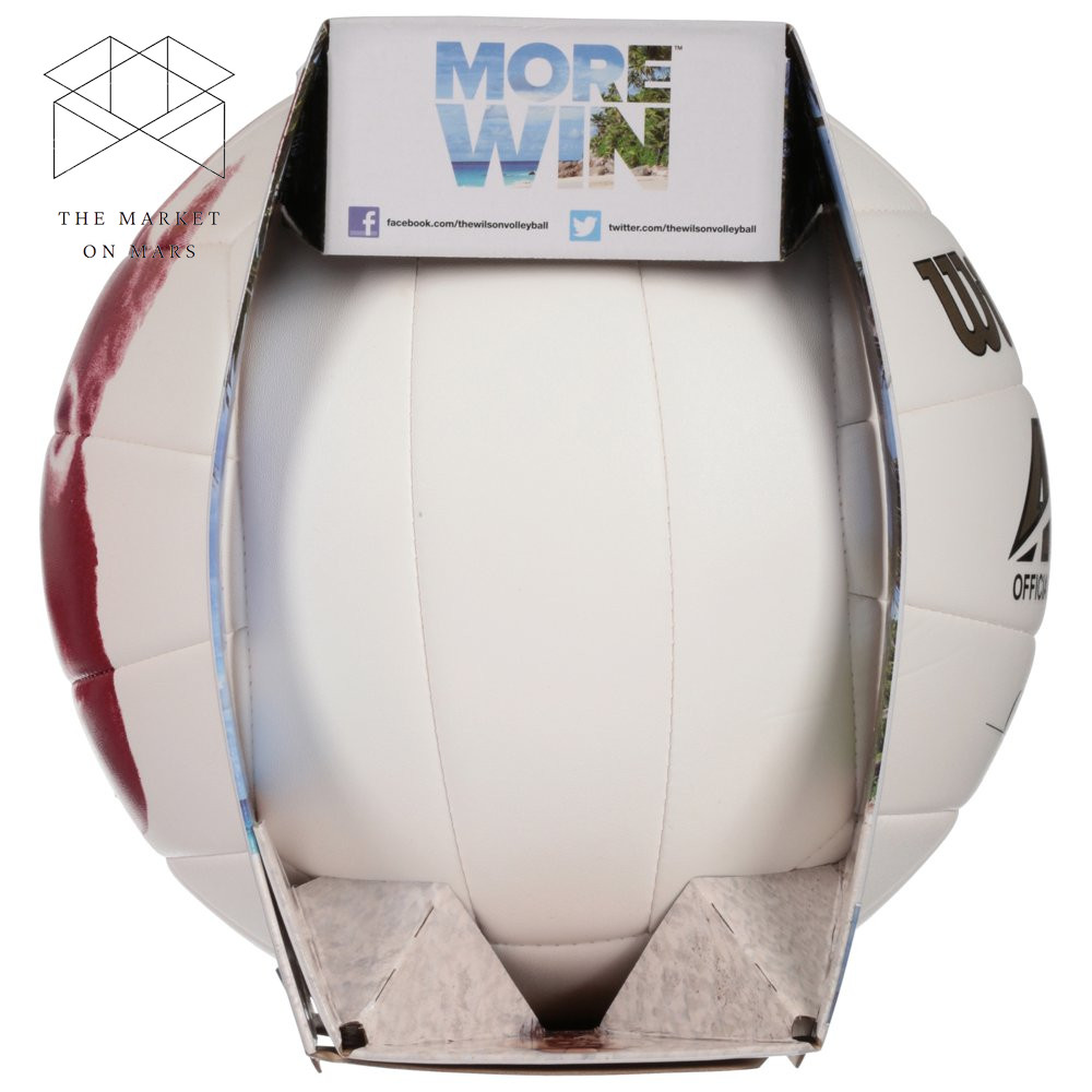 Wilson Cast Away Replica Outdoor Volleyball, Official Size DEW Studio