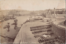 France, Brest, Vue générale prise du Pont Tournant, ca.1870  tirage d'épo