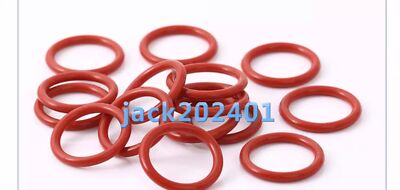 Silicone O-ring wire diameter 3.1MM food grade silicone ring red