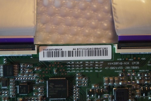 T-CON BOARD HV430FHBN1K 47-6021155 FOR 43" SONY KDL-43WF663 KDL-43WG663 TV'S - Picture 3 of 4