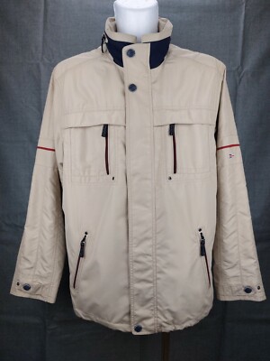 Paul Smith Herren Jacke Übergangsjacke versteckte Kapuze Markenlogo Gr. 54