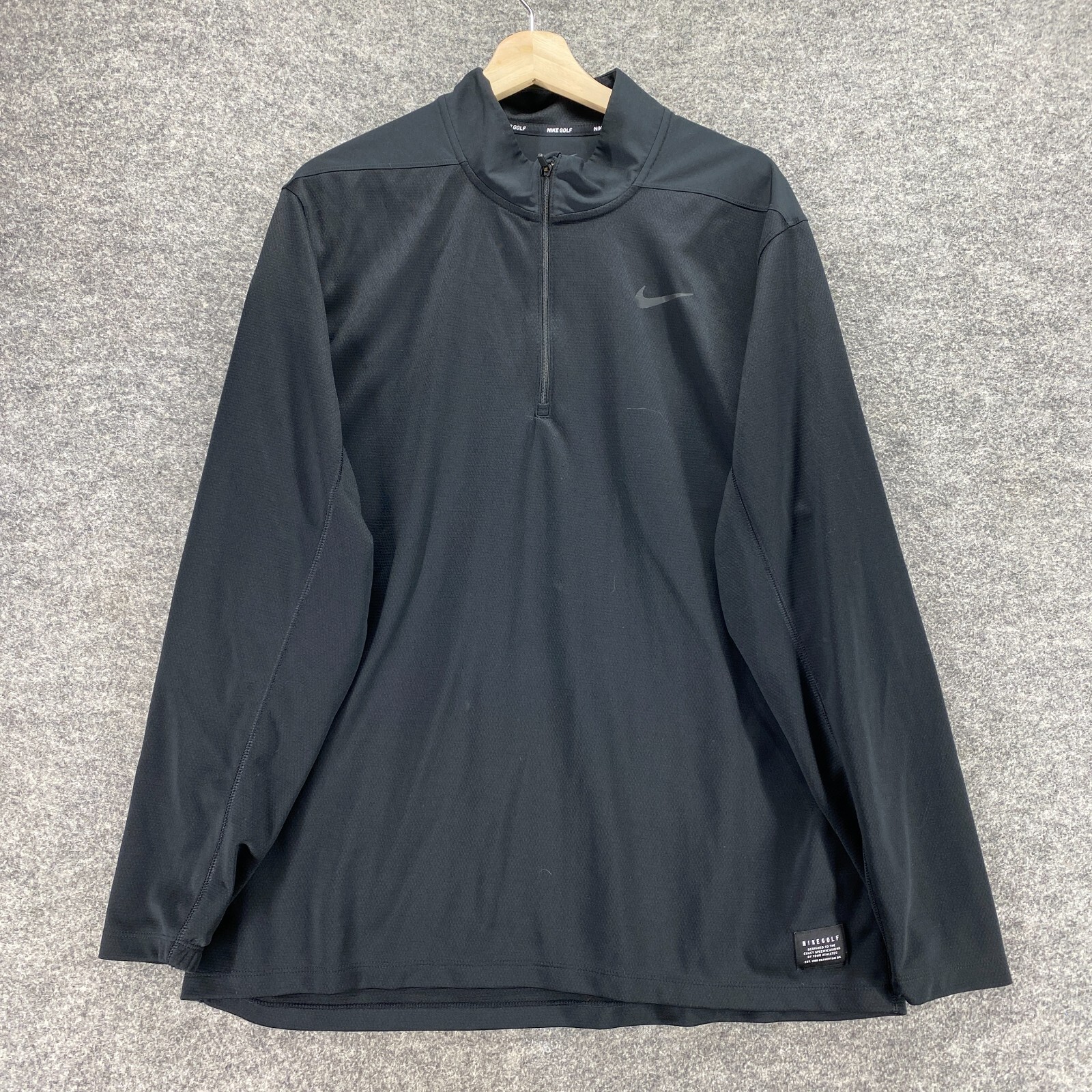 SACAI X NIKE Nike Activewear Track Jacket Uomo XL Nero Cerniera Manica Lunga Collo Alto Dri Fit