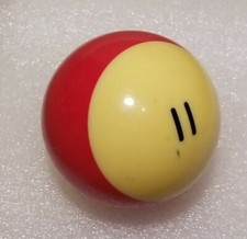 Vintage Replacement Ball 2 1/4" Belgium Pool Billards Stripe 11