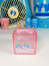 Vintage Little Twin Stars Trinket Box by Sanrio 80s Kiki Lala Made in Japan