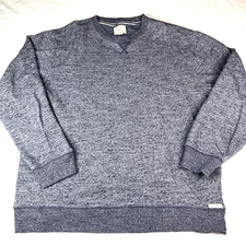 Weatherproof Vintage Sweater Mens Large Blue Knit Crew Neck Long Sleeve Pullover