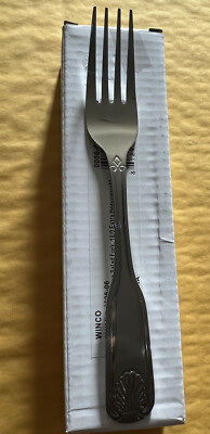 Winco Pearl Heavyweight Stainless Steel Dinner Forks – 8-Inch, 12-Pack For Restaurants & Home Dining