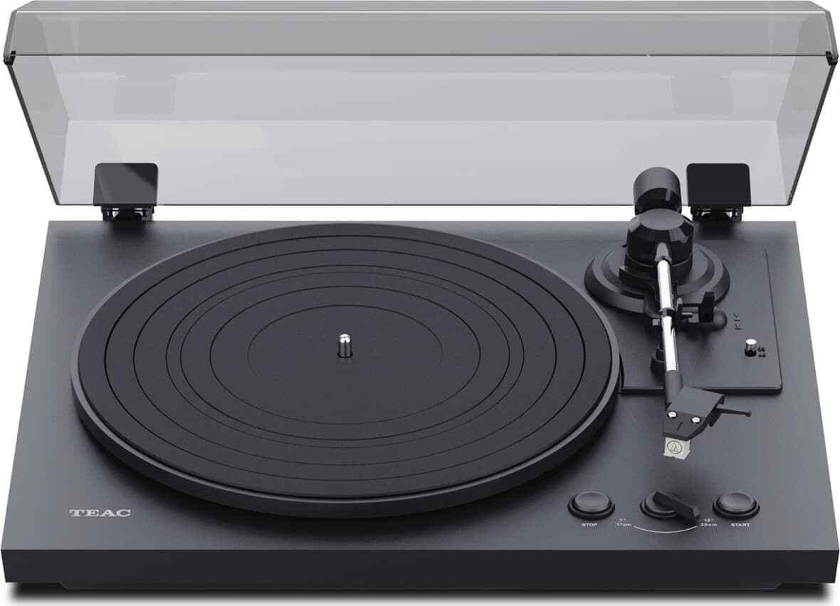 Giradischi 33/45 giri Teac trasmissione a cinghia Nero TN175B