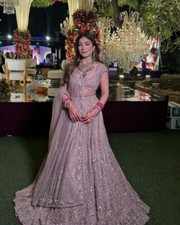 PRESENTING NET DESIGNER LEHENGA CHOLI WITH DUPATTA FOR INDIAN WEDDING WEAR