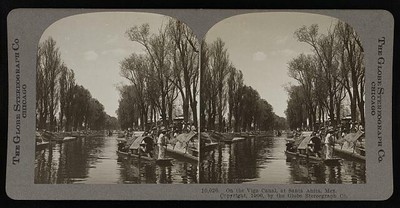 Photo:On the Viga Canal, at Santa Anita, Mexico 1906
