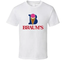 Braums Ice Cream Snack Food Logo T Shirt