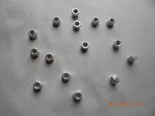 ALUMINUM NYLON INSERT LOCK NUTS.   5/16-18  , 18 PCS. NEW