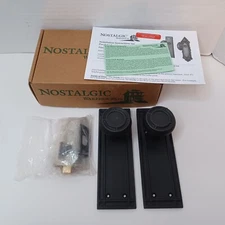 Nostalgic Warehosue 716252 Mission Plate w/ Mission Knob, Privacy 2.375" - BLEM