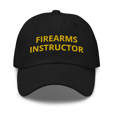 Firearms Instructor Hat Cap Gun Shooting Range Safety Officer RSO