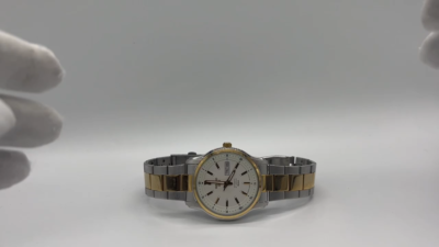 SEIKO 5 7S26-04S0 Automatic winding White dial gold x silver from