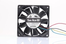 Sanyo 9GV0812P4J04 8025 8CM 12V 0.47A 4-Wire Cooling Fan
