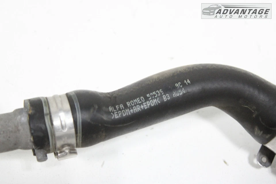 2018-2023 ALFA ROMEO STELVIO 2.0L ENGINE COOLANT WATER PUMP HOSE PIPE LINE OEM - Image 4 of 4