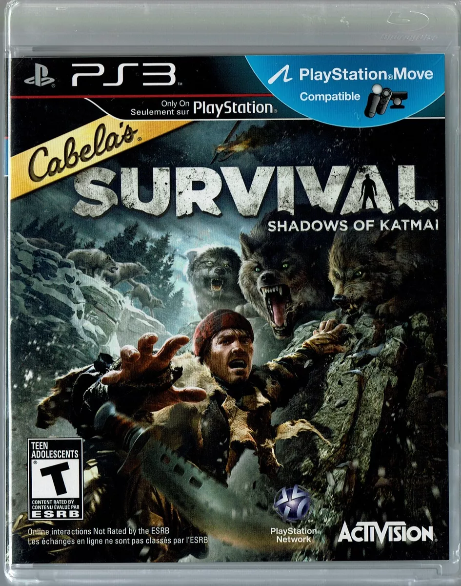 Cabelas Survival Shadows of Katmai com arma - Ps3