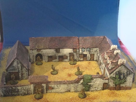 Décor Wargames La Haye Sainte En Résine 15mm – Bâtiments Et Murs (modelbuildings2010)