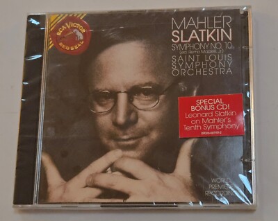 MAHLER SLATKIN Symphony No 10 SEALED 2 CD Set Saint Louis Symph NEW