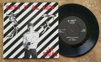 J.P. VIDEO Given It All Back TV 7'' 1981 E=MC2 VG++/VG++ almost NM SYNTH