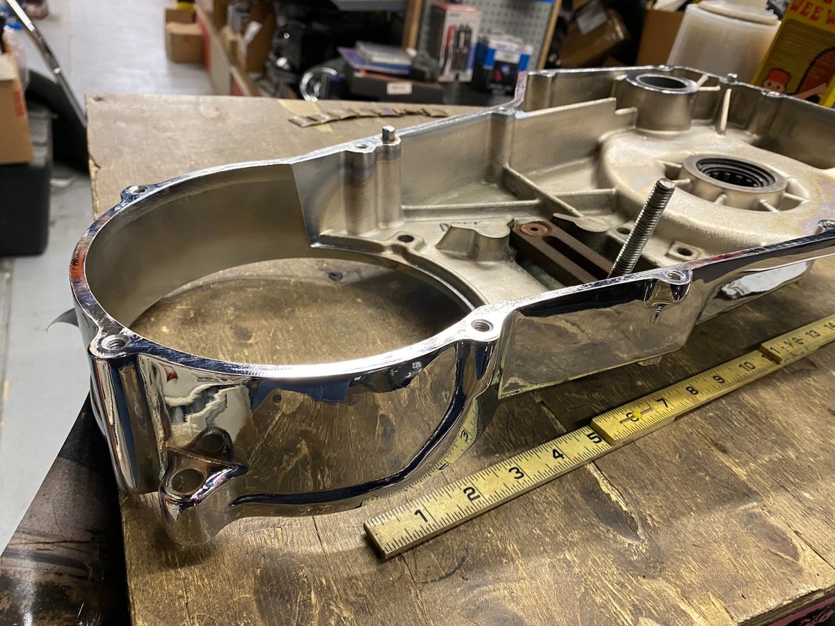 Delkron Chrome Inner Primary cover Harley Softail Heritage FXST