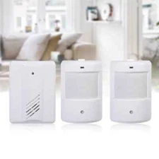 Doorbell Alarm Motion Sensor Detector Wireless Infrared Alarm Wall Mounted Alert