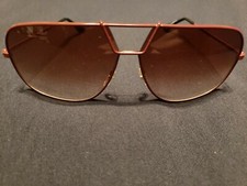Vintage Aviator Primetta Germany Sunglasses Mauve Large