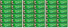 30 Packs Zig Zag Green Cut Corners Rolling Papers *Best Price* FREE USA SHIPPING