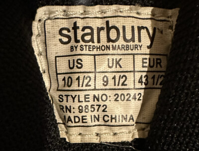 VTG RARE STARBURY ONE Stephon Marbury 10.5 AUTOGRAPH LEATHER  display picture 2