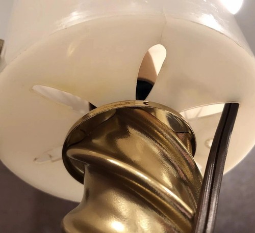Vintage Starburst Marble Desk Lamp Unique - Picture 13 of 24