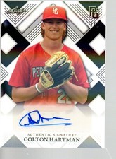 2022 Leaf Perfect Game A-A Black Shimmer Autograph MA-CH1 Colton Hartman 1/1